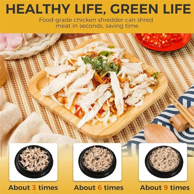 Transform Your Cooking with the Ergonomic Non-Slip Chicken Shredder & Meat Grinder – Effortlessly Shred Chicken, Pork, Beef, and Vegetables!