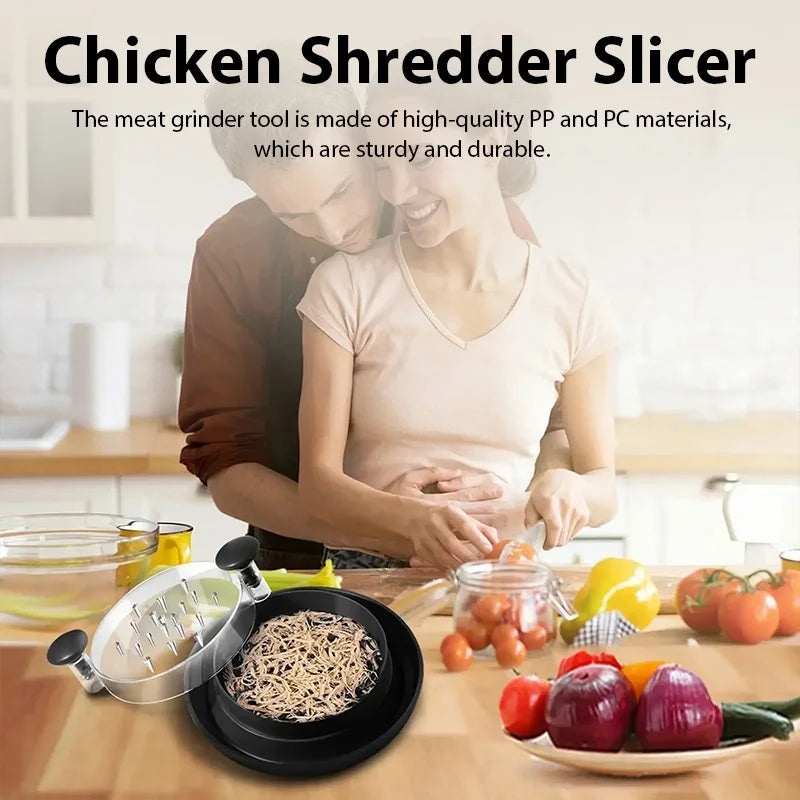 Transform Your Cooking with the Ergonomic Non-Slip Chicken Shredder & Meat Grinder – Effortlessly Shred Chicken, Pork, Beef, and Vegetables!