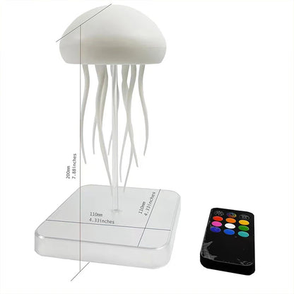 Enchanting LED Jellyfish Lamp with 9 Graceful Tentacles, Dual Modes, Extended Battery Life, Colorful Gradient Effects, and Convenient Remote Control