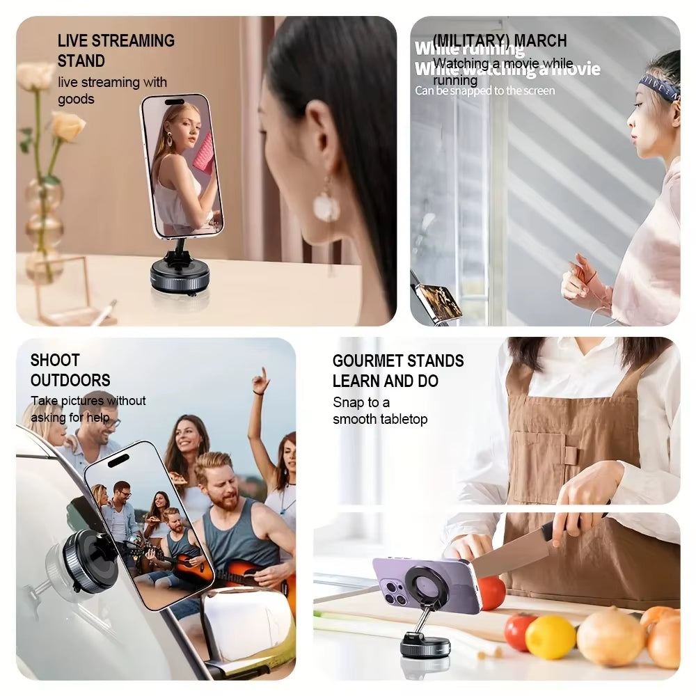 Ultimate K007 Strong Magnetic Car Phone Holder - Foldable & 360° Adjustable for All Your Mounting Needs!